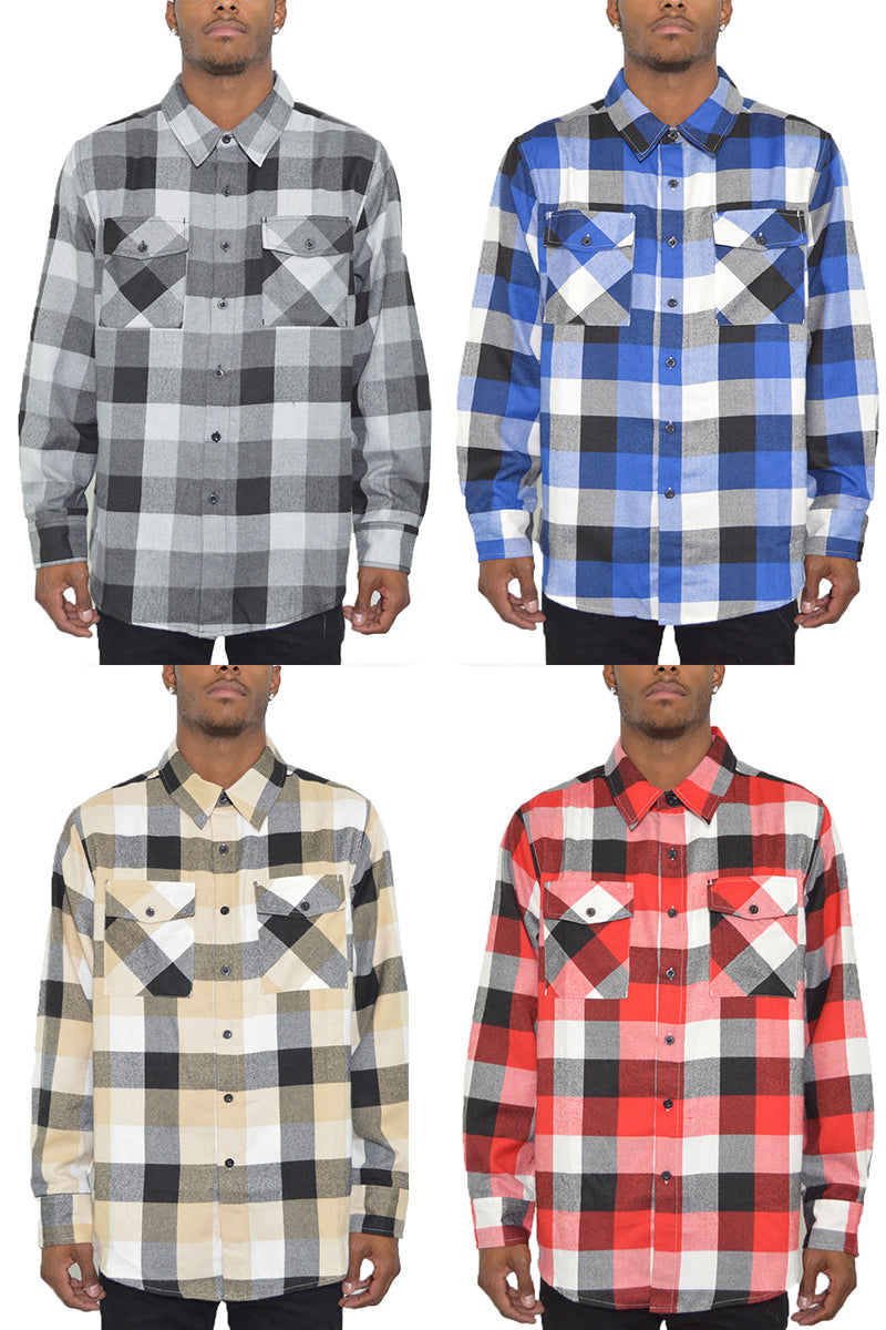 Brushed Flannel Shirt-1