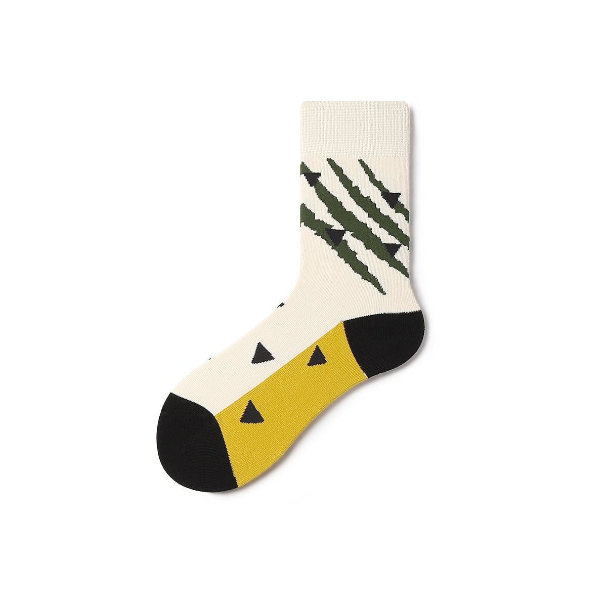Geometric Space All-season Men Active 5pcs Crew Socks Set-2