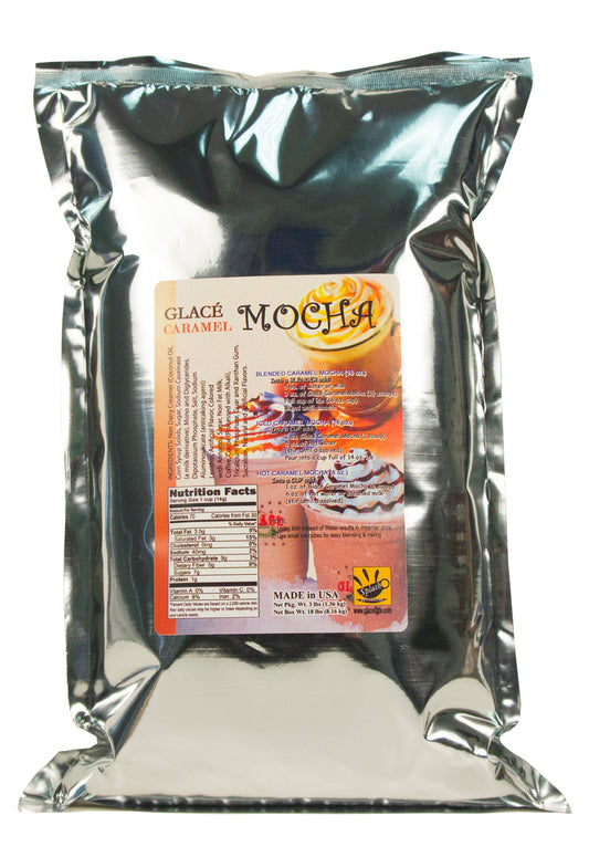 Caramel Mocha 4 in 1 Bubble Tea / Latte and Frappe Mix - Made in the USA-0