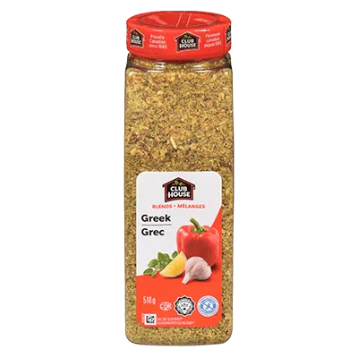 Greek Seasoning - Spices and Seasonings - Clubhouse - 510gr. Jar - Case 12 x 510gr. Jars - Canadian Distributor and Supplier-0