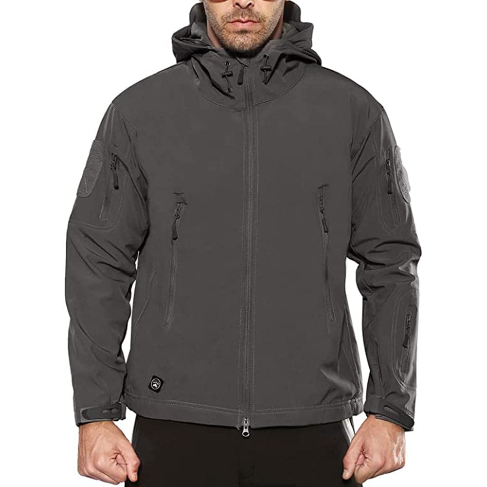 Army Outdoor Tactical Waterproof Softshell Fleece Jacket-8