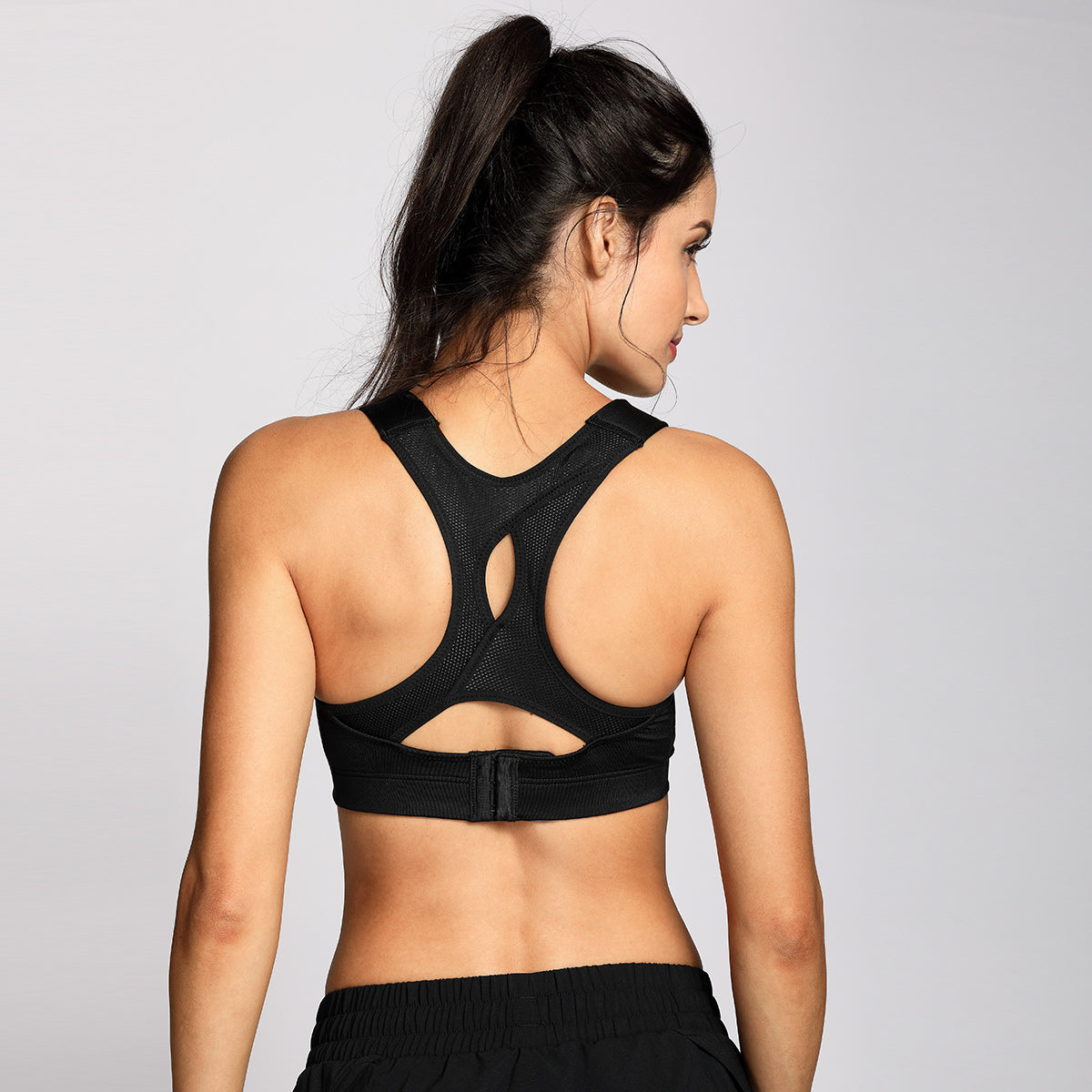 High Impact Lightly Padded Wireless Workout Bra-2