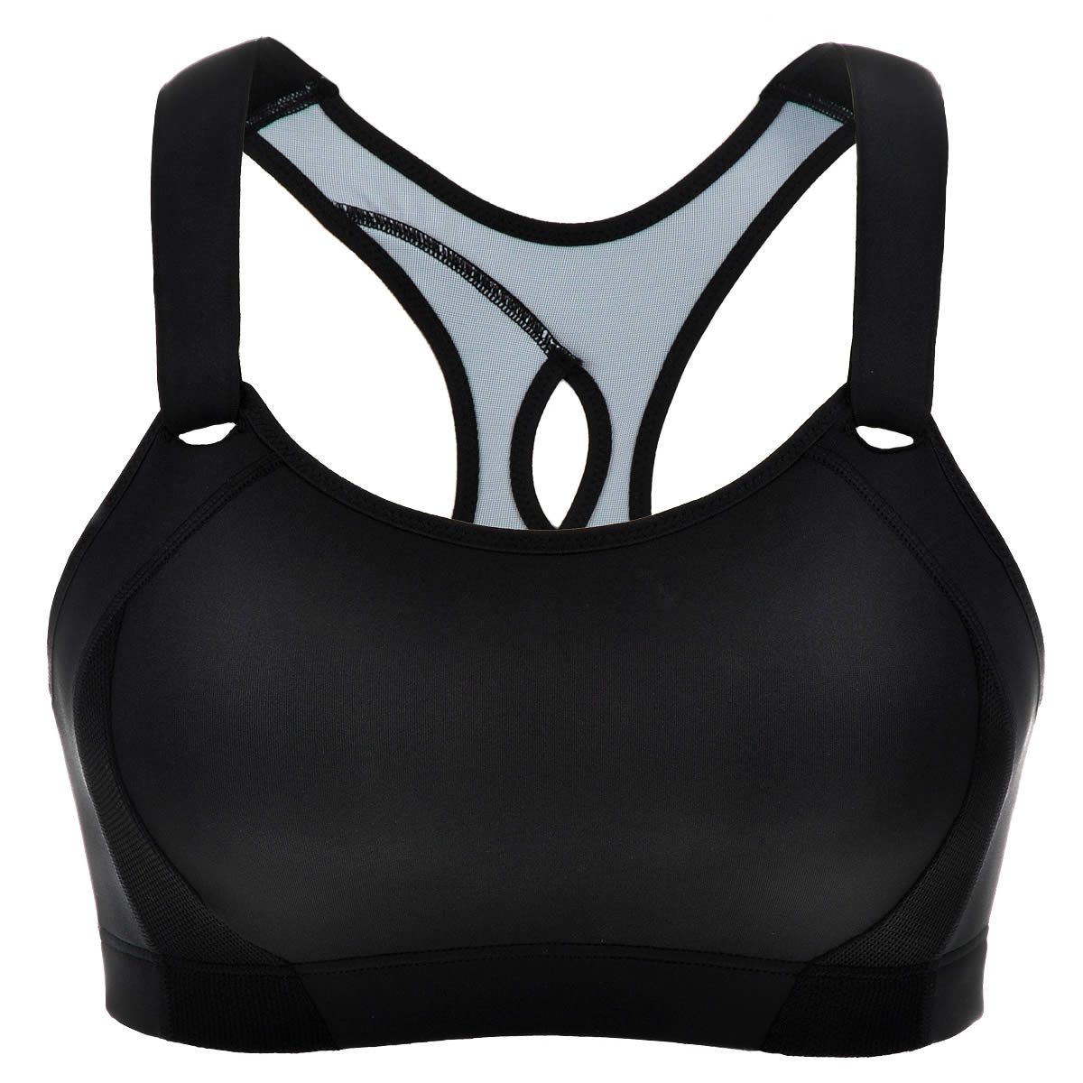 High Impact Lightly Padded Wireless Workout Bra-3