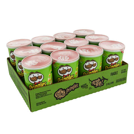 Chip Sour Cream Onion Pringles - 12 x 67 g - Pringle - Restaurant and Foodservice Ingredients - Canadian Distribution-0