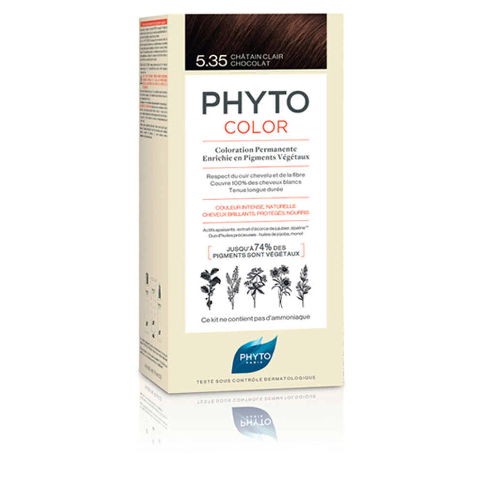 PHYTOCOLOR #5.35-castaño claro chocolate 4 u-0