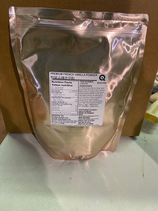 French Vanilla Powder - Bubble Tea, Smoothie, Frappe Mix (1kg Bag)-0