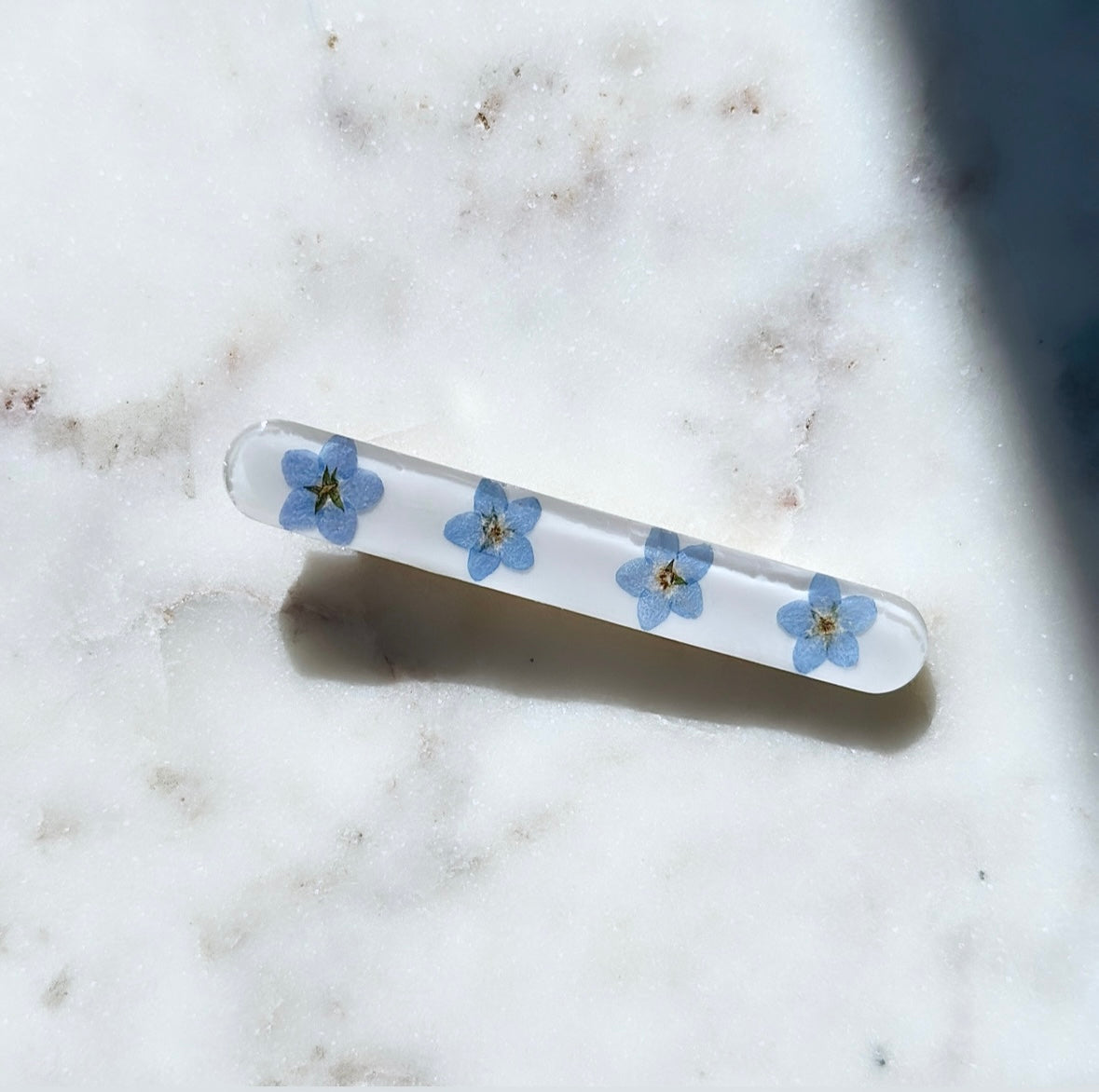 Barrette à cheveux - Myosotis