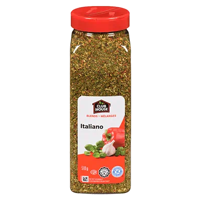Italiano Seasoning - Spices and Seasonings - Clubhouse - 510gr. Jar - Case 12 x 510gr. Jars - Canadian Distributor and Supplier-0