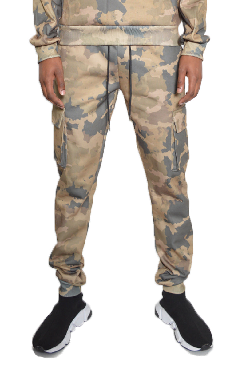 Camo Cargo Joggers-5
