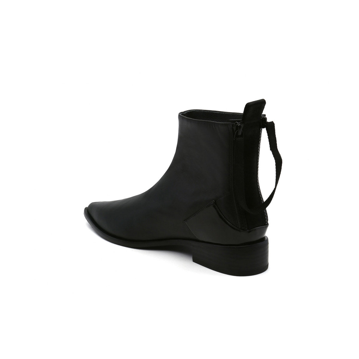 Leather Back-Zip Walking Boots-3