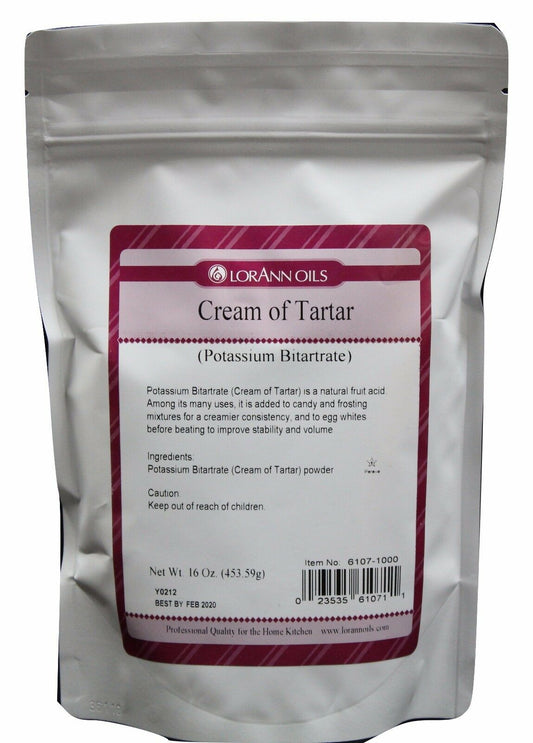 Cream of Tartar (Potassium Bitartrate) - Specialty Ingredients -16 oz. Bag-0