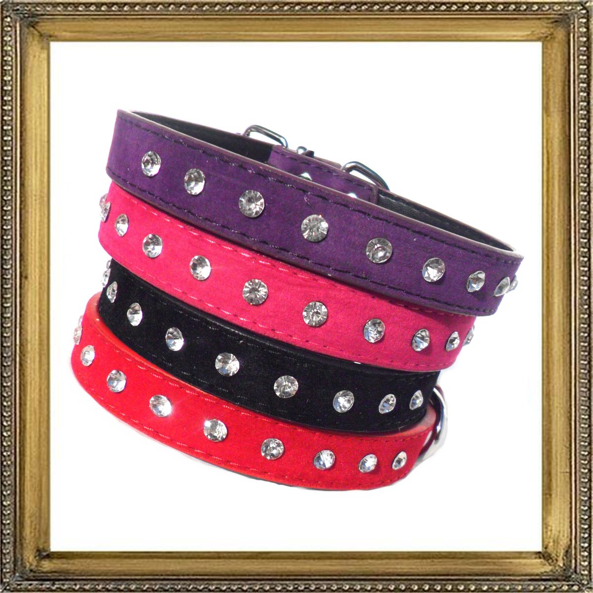 Majestic Crystal Dog Collar-1