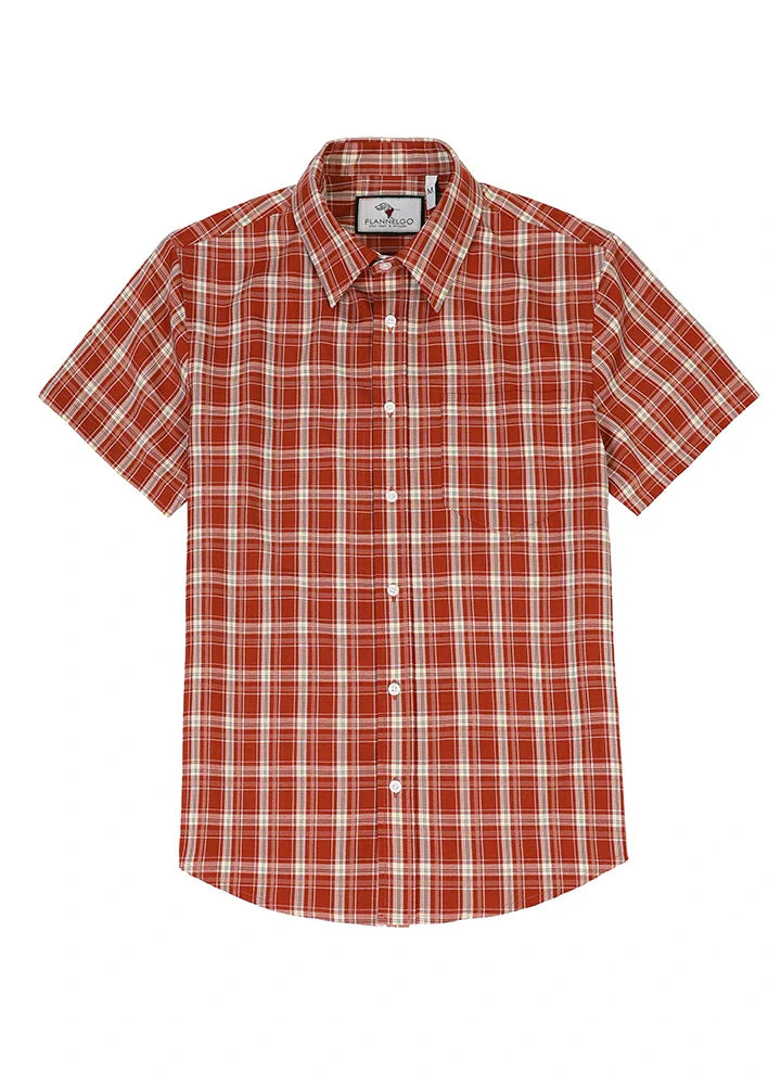 Men's Lightweight Plaid Short Sleeve Shirt-2