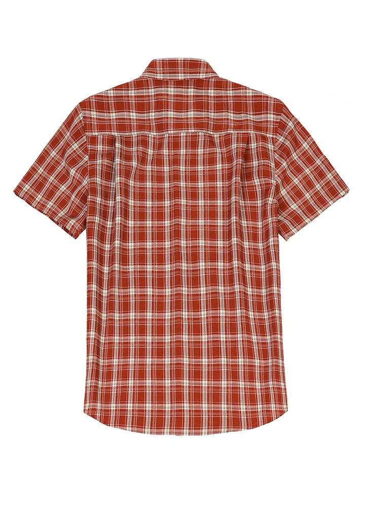 Men's Lightweight Plaid Short Sleeve Shirt-3