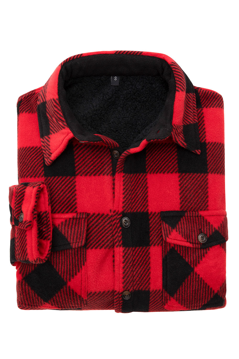 Men's Matching Family Red Plaid Jacket-1