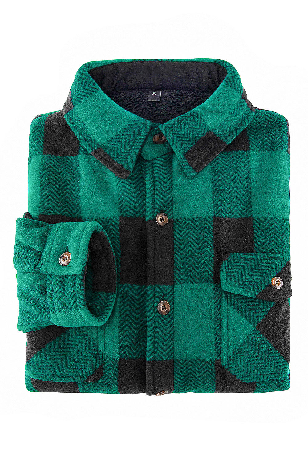 Men's Matching Family Buffalo Green Plaid Jacket-1