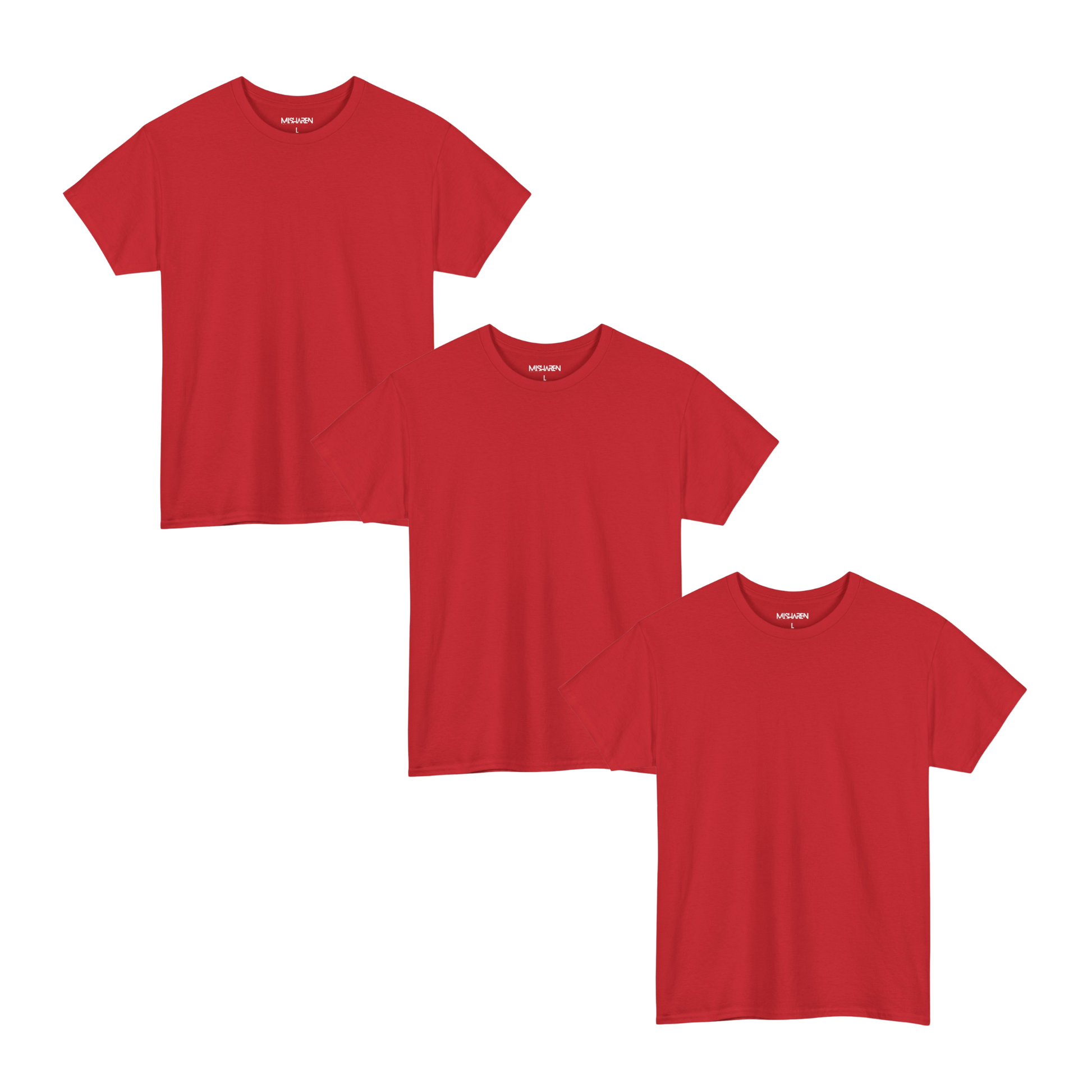 100% Pure Cotton T-Shirt (3-Pack) – Unisex Classic Crew Neck Tee for Men & Women | Breathable, Soft & Comfortable | Casual, Activewear & Daily Wear-6