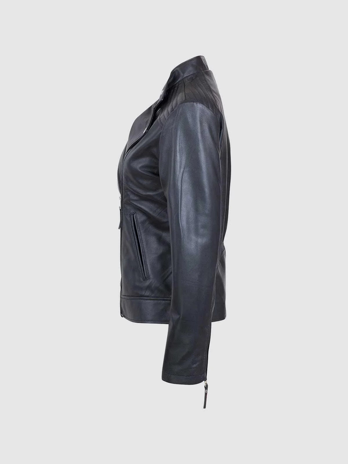 Classic Moto Leather Jacket-3