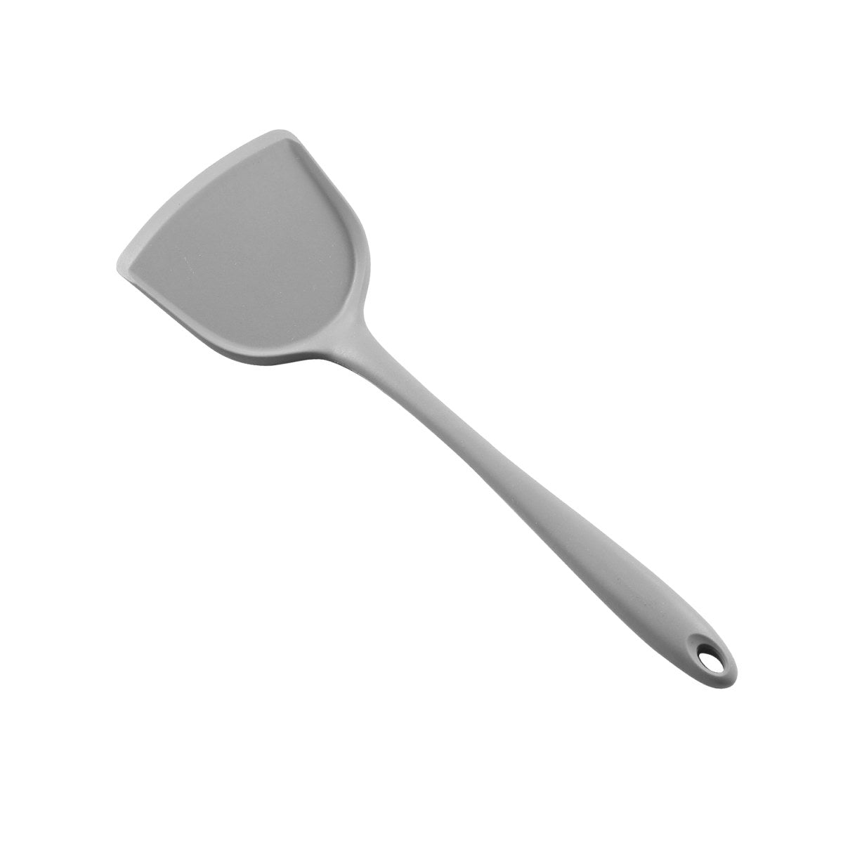 Nordic High Heat Proof Grey Silicone Turner - The Epitome of Kitchen Aesthetics-1