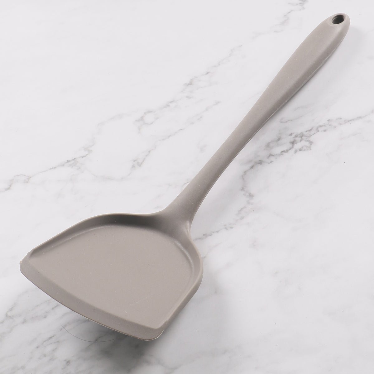 Nordic High Heat Proof Grey Silicone Turner - The Epitome of Kitchen Aesthetics-2