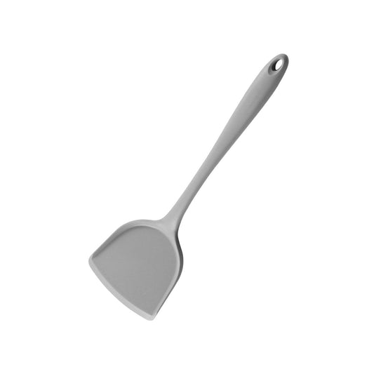 Nordic High Heat Proof Grey Silicone Turner - The Epitome of Kitchen Aesthetics-0