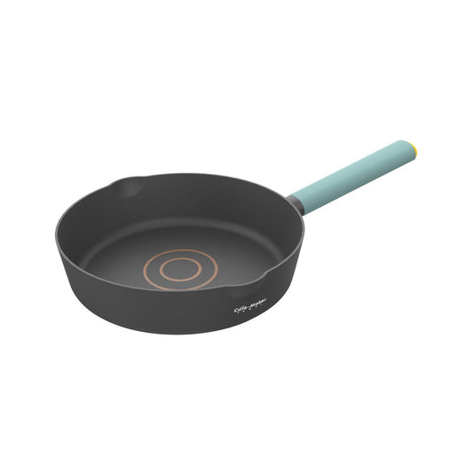 Nordic Starry Stone 24cm Black Non-stick Frying Pan - Elevate Your Culinary Experience-0