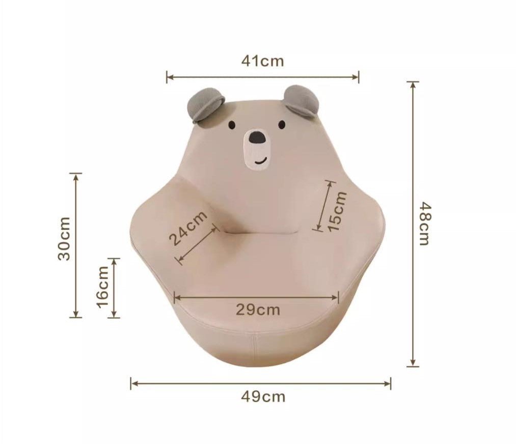 Odin Bear Mocha Sofa-2