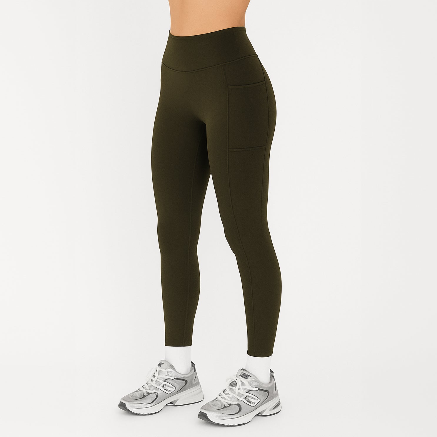 2014 - Women's Seamless Pocket Athletic Leggings-1