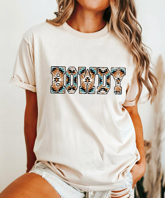 Aztec Howdy - Comfort Tee-0