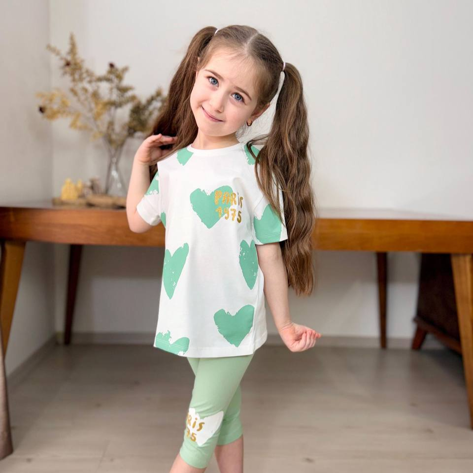 Summer Love Girls Casual Set-1