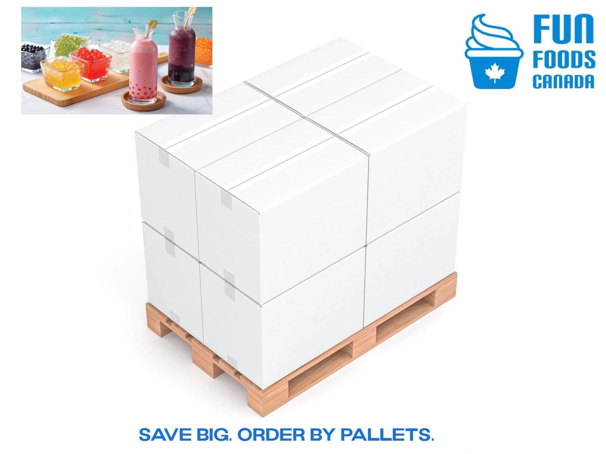 Blueberry Bursting Boba® | Popping Boba | 490g Mini Tub | 6 Mini Tubs Per Case | 60 Cases Per Pallet-4