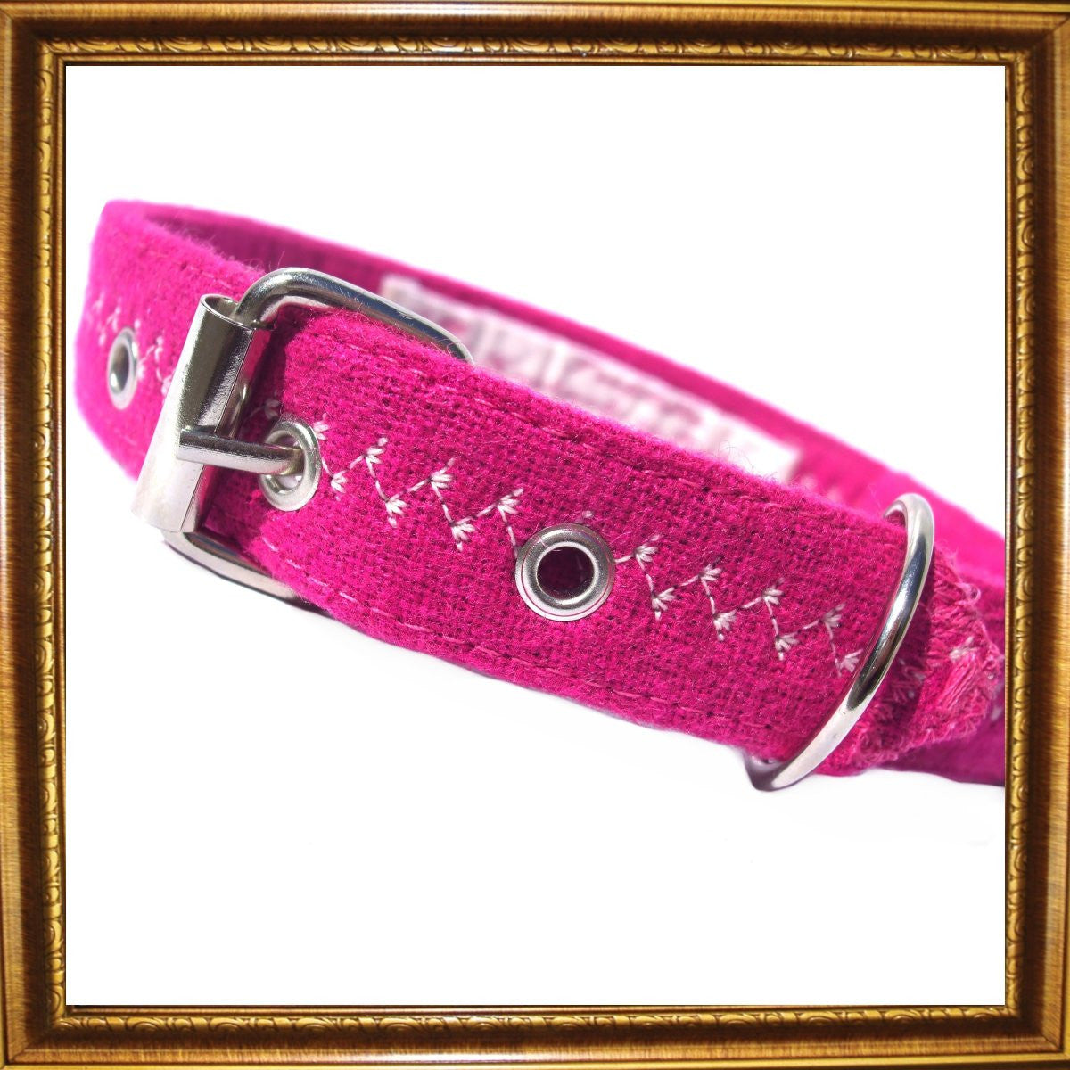 Prediletto Handmade Pretty Flower Dog Collar-2