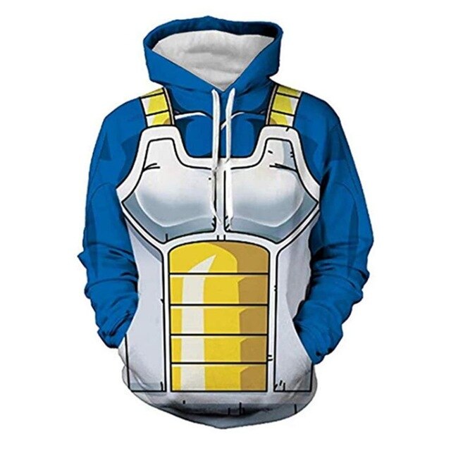 Dragon Ball Z Hoodies 3D Hooded Pullover Coats Sportswear Sweatshirt Dragonball Super Saiyan Son Goku Vegeta Outfit Outwear Tops-15