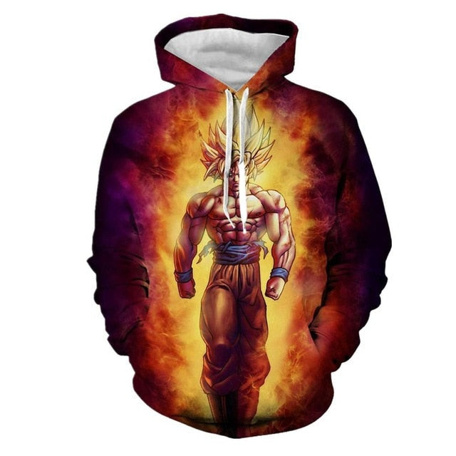 Dragon Ball Z Goku 3D Hoodie Coat Men Women Sweatshirts 3D Hoodies Pullovers Outerwear Hoodie Jacket-1