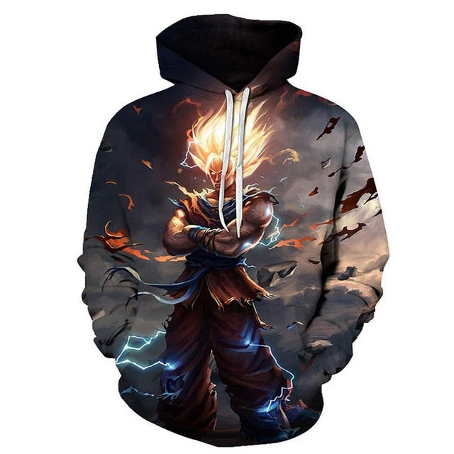 Dragon Ball Z Goku 3D Hoodie Coat Men Women Sweatshirts 3D Hoodies Pullovers Outerwear Hoodie Jacket-15