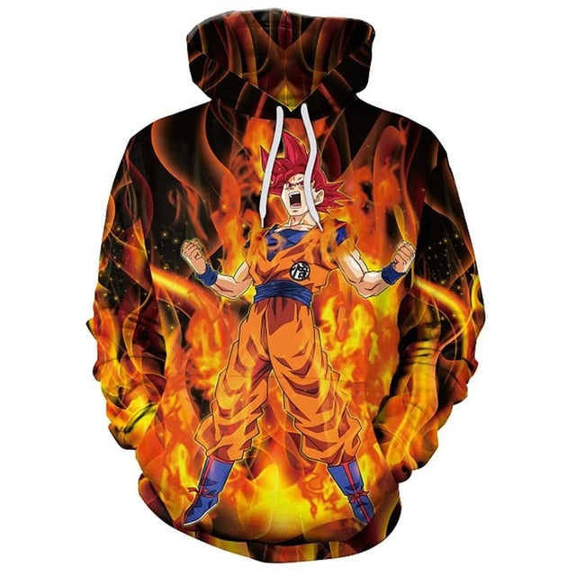 Dragon Ball Z Goku 3D Hoodie Coat Men Women Sweatshirts 3D Hoodies Pullovers Outerwear Hoodie Jacket-2