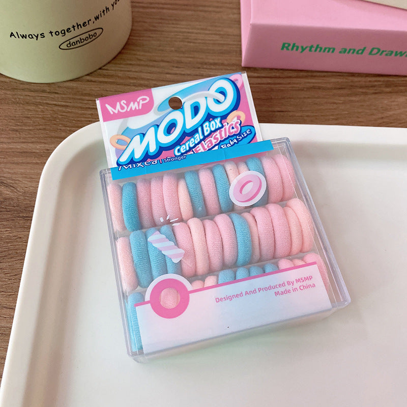Adorable Solid Color Simple Hairband 40-Piece Set-5