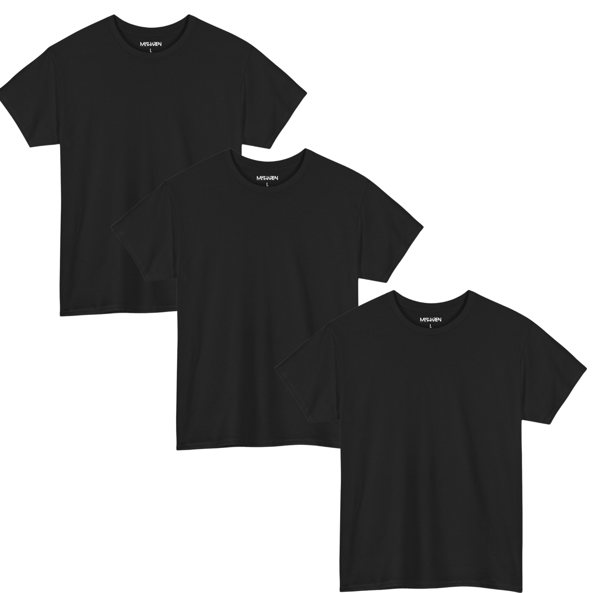 100% Pure Cotton T-Shirt (3-Pack) – Unisex Classic Crew Neck Tee for Men & Women | Breathable, Soft & Comfortable | Casual, Activewear & Daily Wear-5