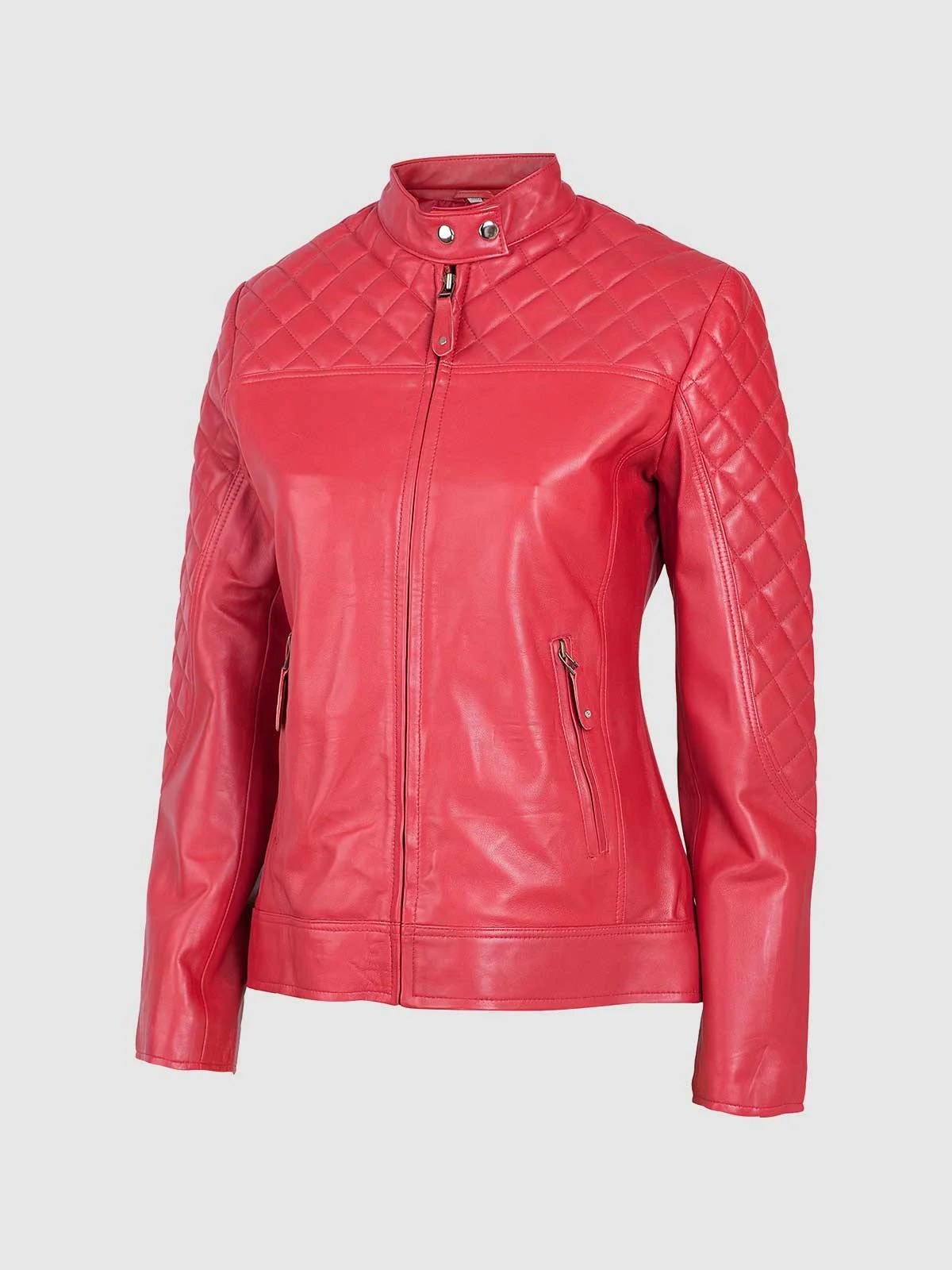 Cafe Racer Leather Jacket-1