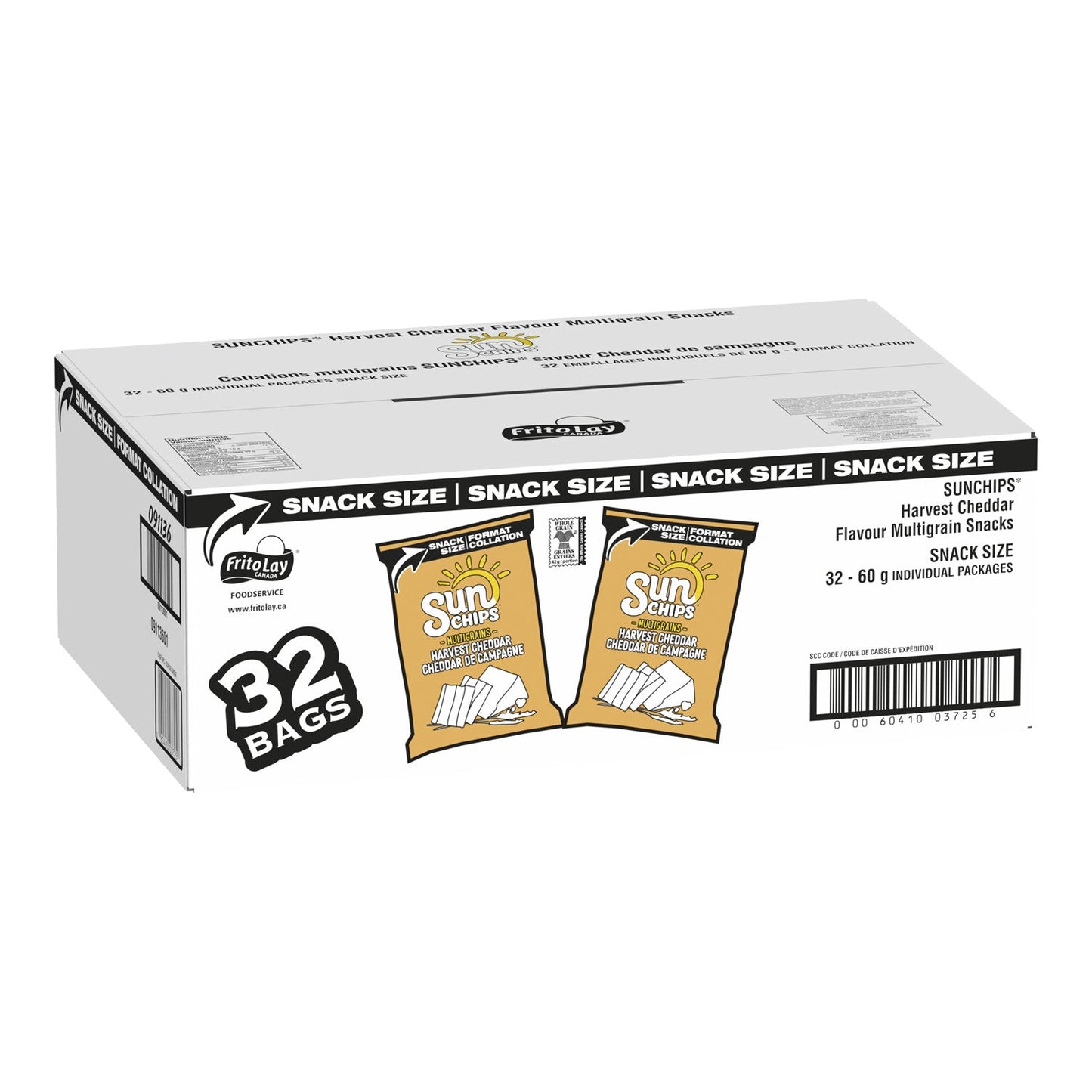 Chip Cheese Cheddar SunChip Harvest - 32 x 60 g - Sunchip - Restaurant and Foodservice Ingredients - Canadian Distribution-1