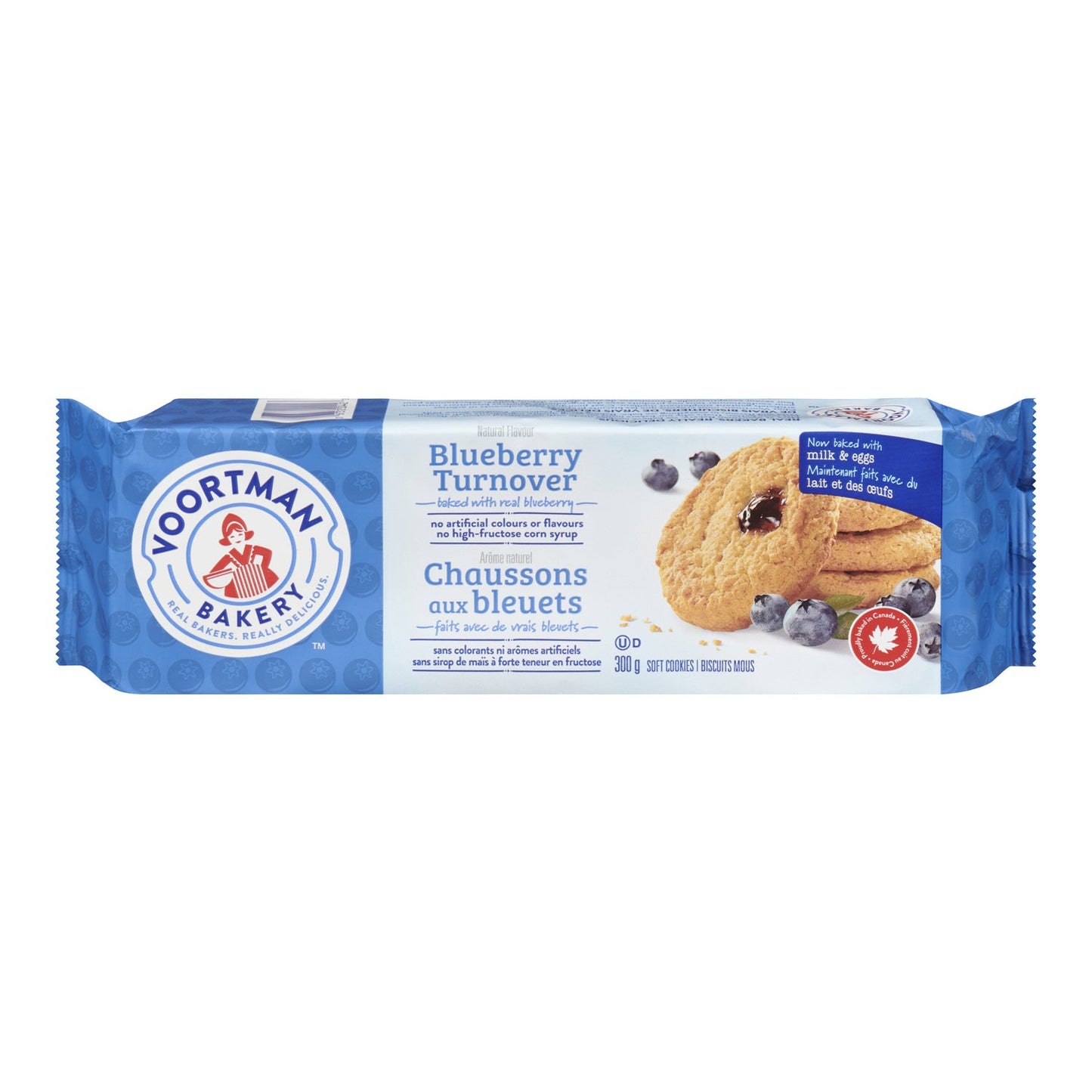 Turnover Blueberry Soft - 12 x 300 g - Voortman - Restaurant and Foodservice Ingredients - Canadian Distribution-0