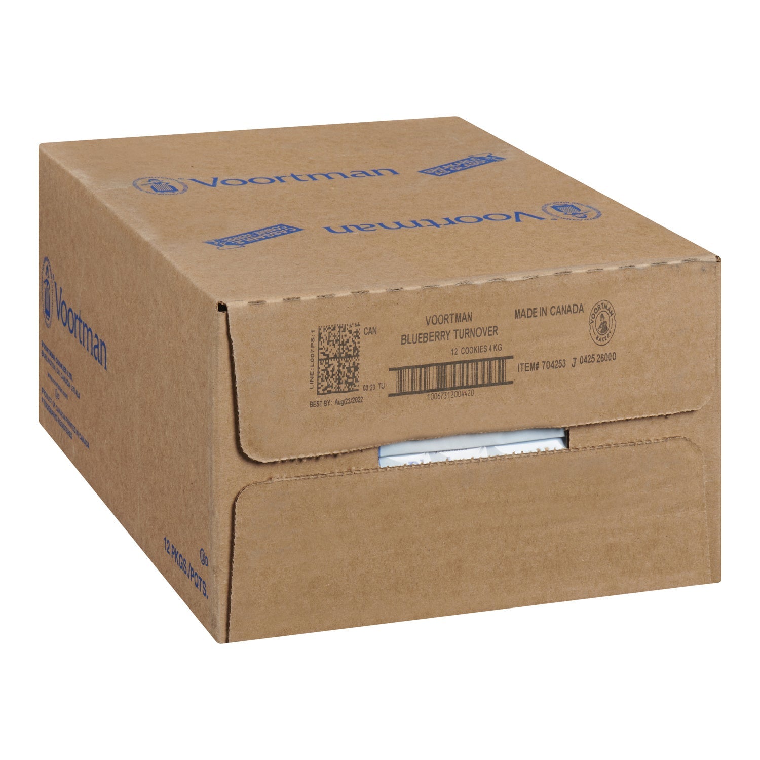 Turnover Blueberry Soft - 12 x 300 g - Voortman - Restaurant and Foodservice Ingredients - Canadian Distribution-1