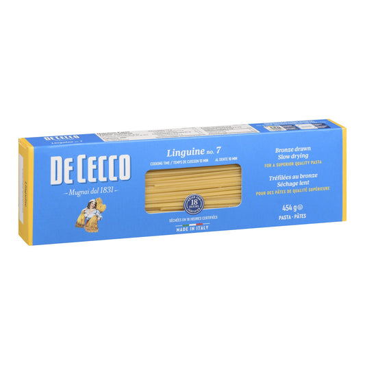 Pasta Linguine Dececco - 20 x 454 g - De Cecco - Restaurant and Foodservice Ingredients - Canadian Distribution-0
