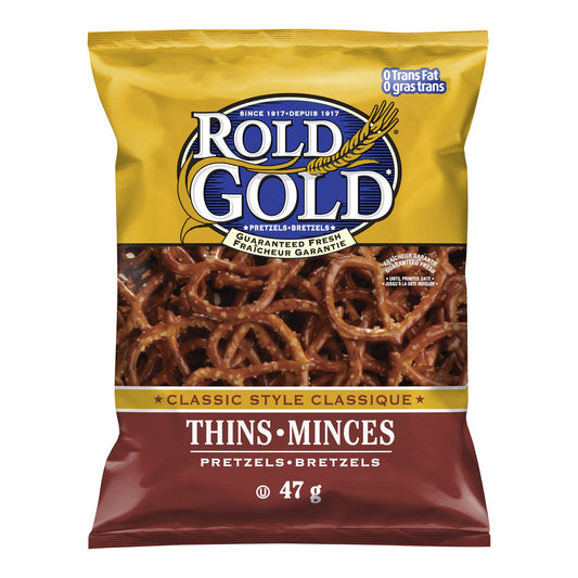 Pretzel Thin Classic - 40 x 47 g - Rold Gold - Restaurant and Foodservice Ingredients - Canadian Distribution-0