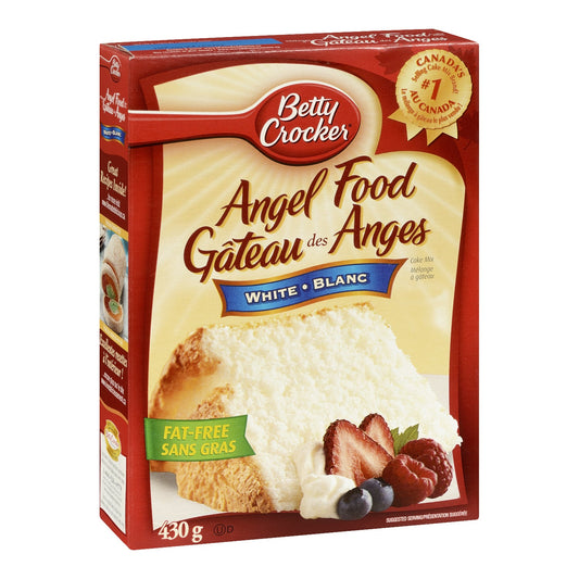 Mix Cake Angel Food - 36 x 12 g - Betty Crocker - Baking Mixes and Ingredients - Canadian Distribution-0
