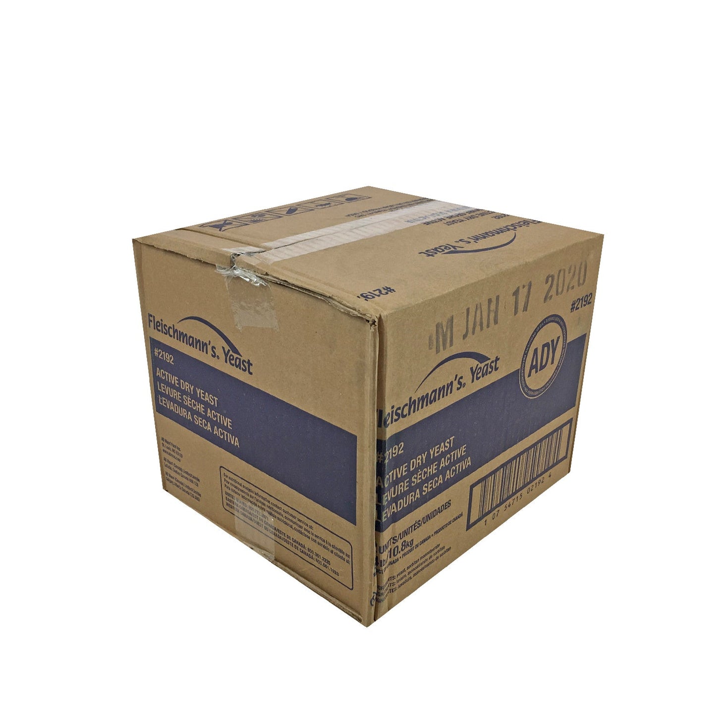Yeast Active Dry - 2 lbs (Case = 12 x 2 lbs) - Fleischmans - Baking Mixes and Ingredients - Canadian Distribution-2