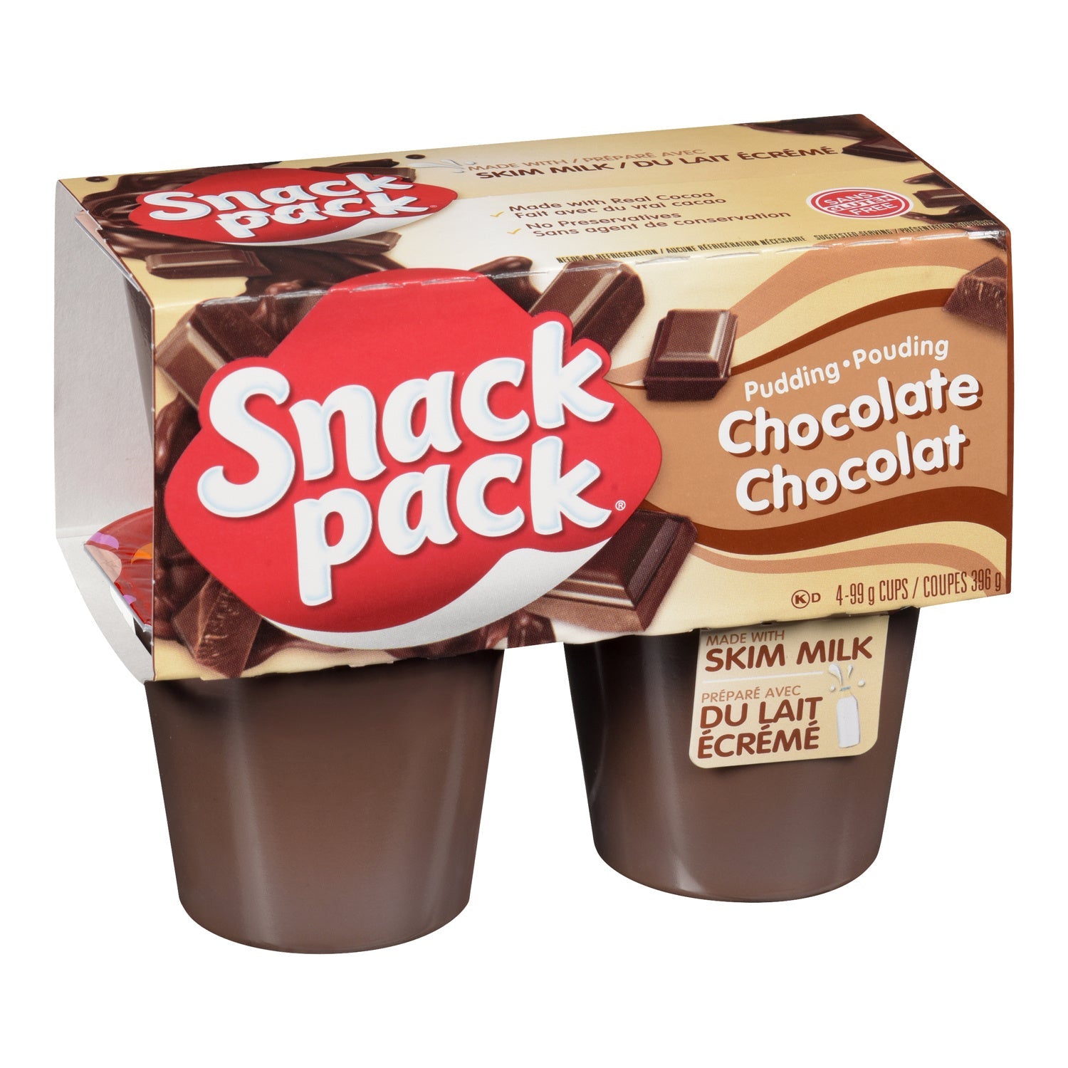 Pudding Chocolate Ready To Serve - 48 x 99 g - Hunt Wesson - Baking Mixes and Ingredients - Canadian Distribution-0