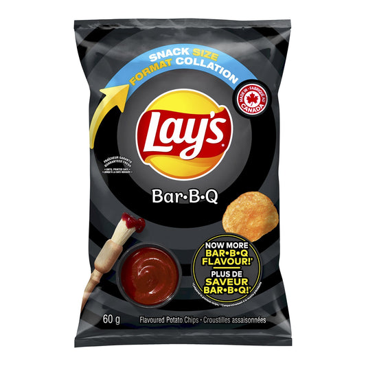 Potato Chip BBQ - 32 x 60 g - Lays - Restaurant and Foodservice Ingredients - Canadian Distribution-0