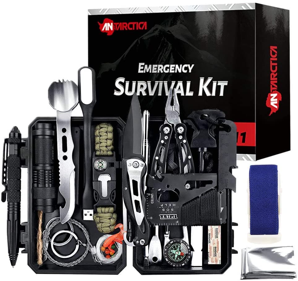 Military Outdoor 60 in 1 Emergency Survival Kit-0