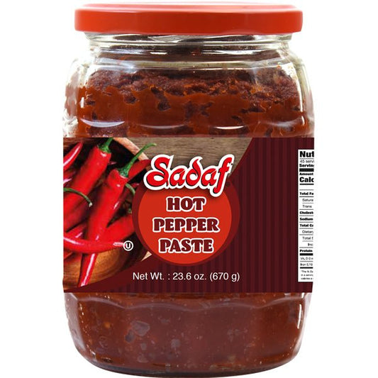 Sadaf Hot Pepper Paste | Spicy - 23.6 oz.-0